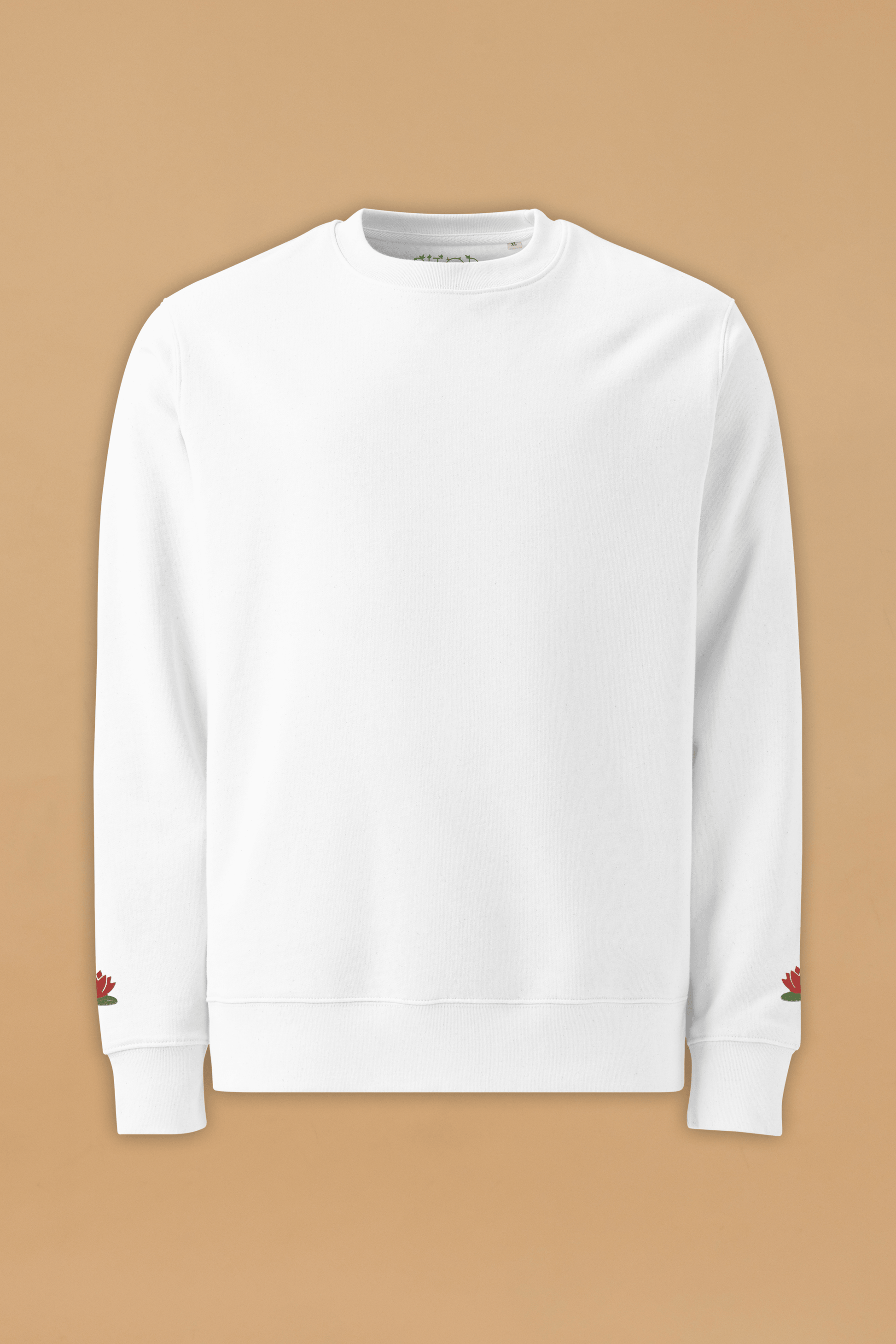 Water Lily Sweatshirt in White