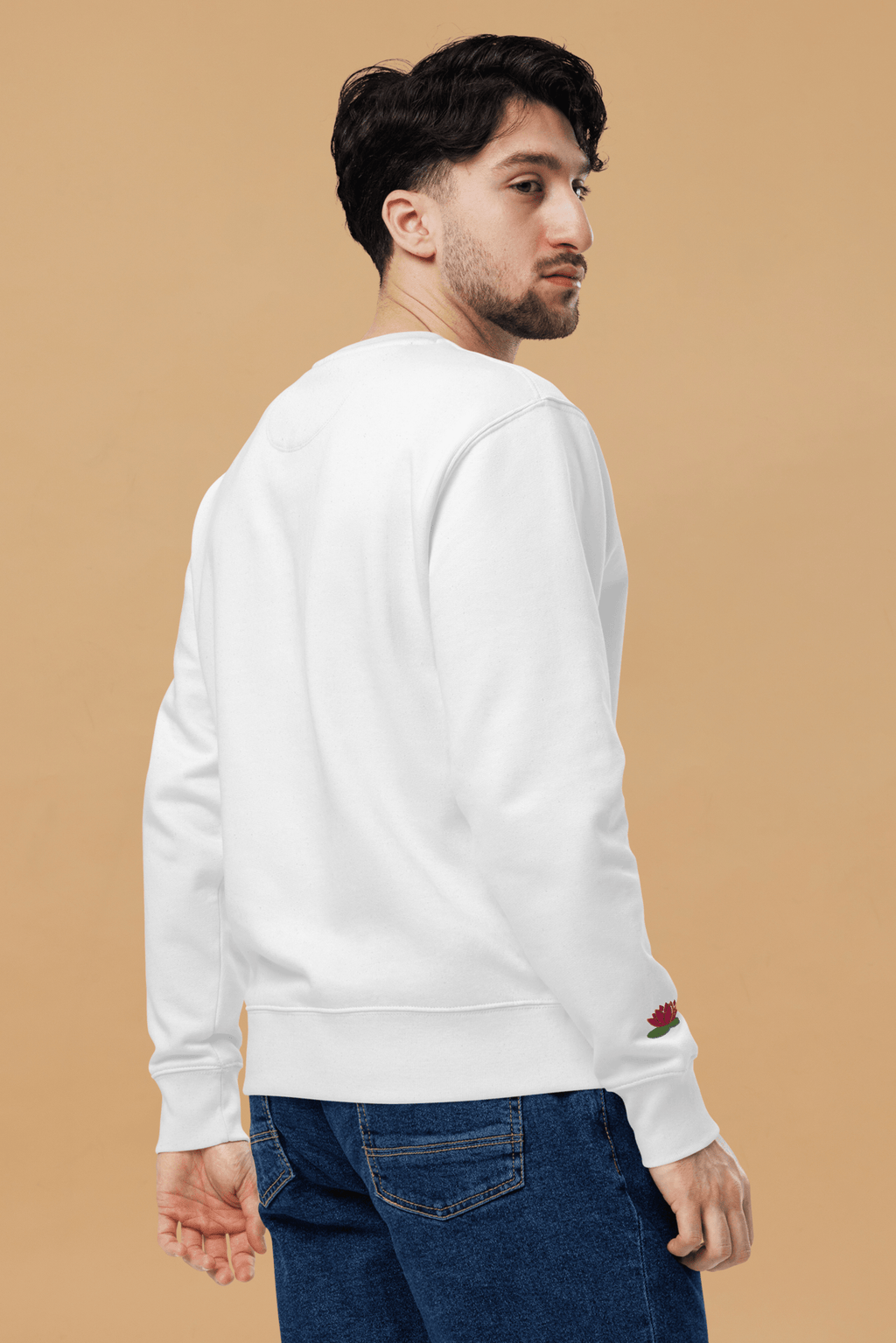 Water Lily Sweatshirt in White