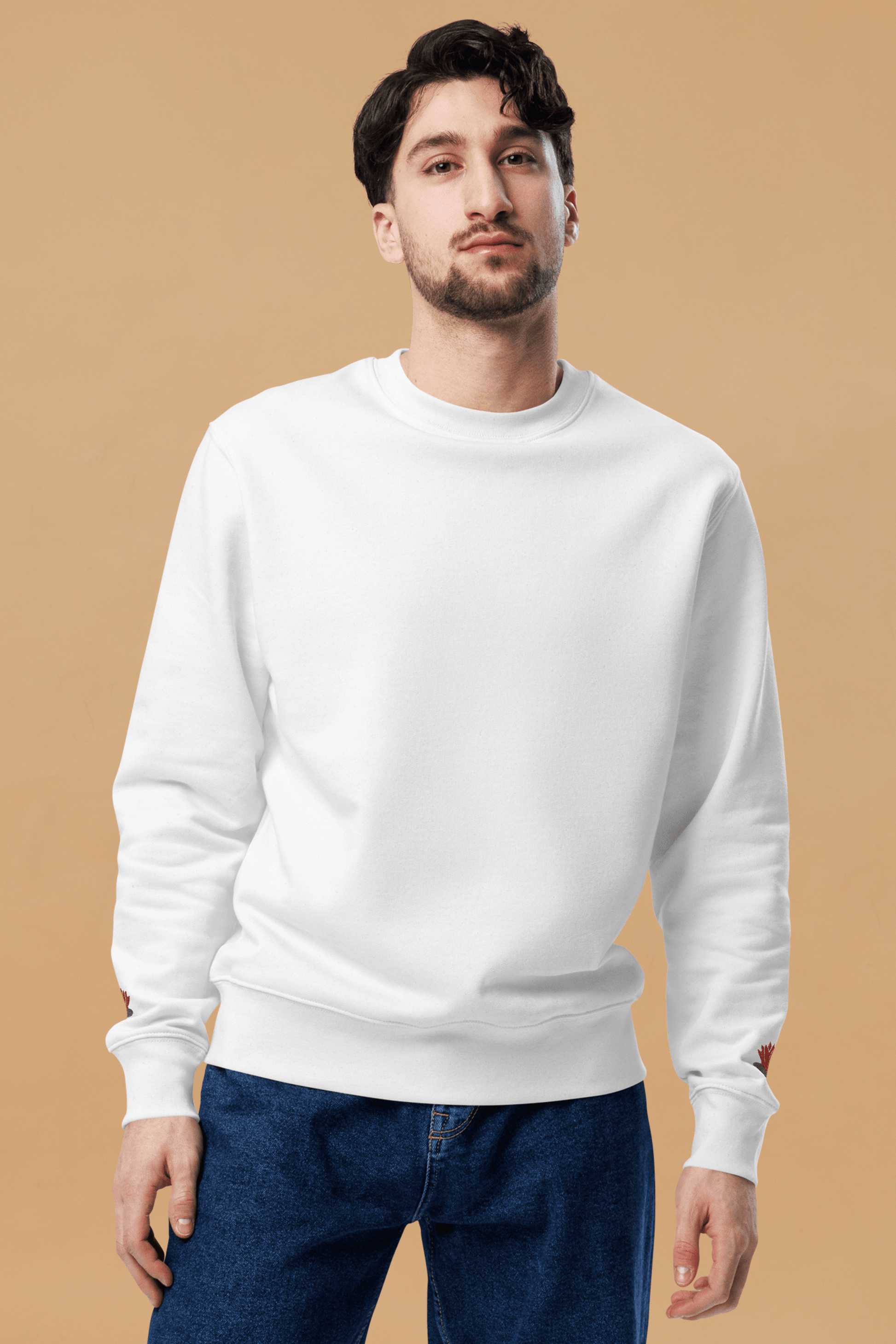 Water Lily Sweatshirt in White