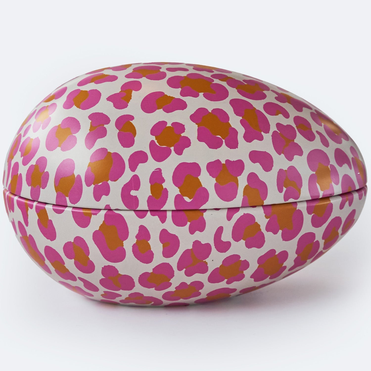 Lola Reusable Easter Egg in Pink Leopard Print