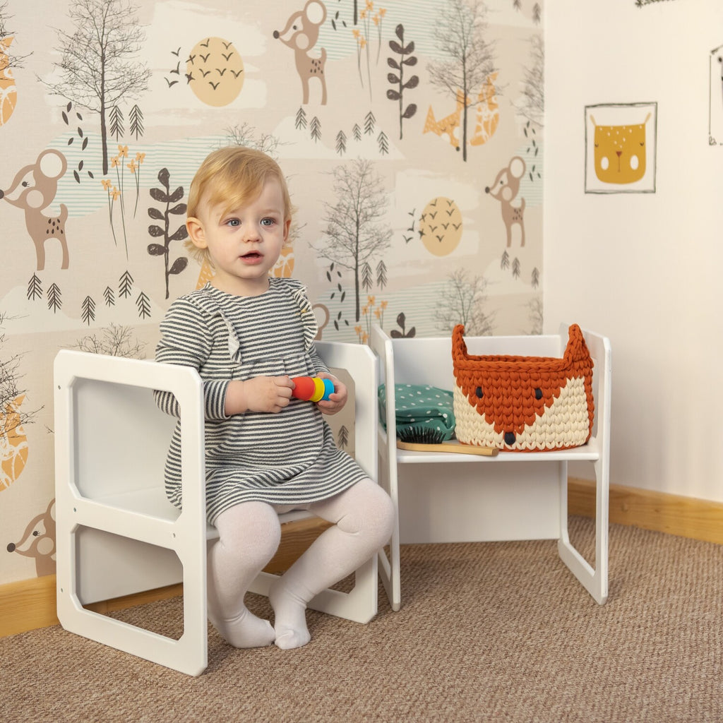 Montessori Weaning Table & Chair Set – Handcrafted & Child-Safe by Montessori House Bed at www.brixbailey.com