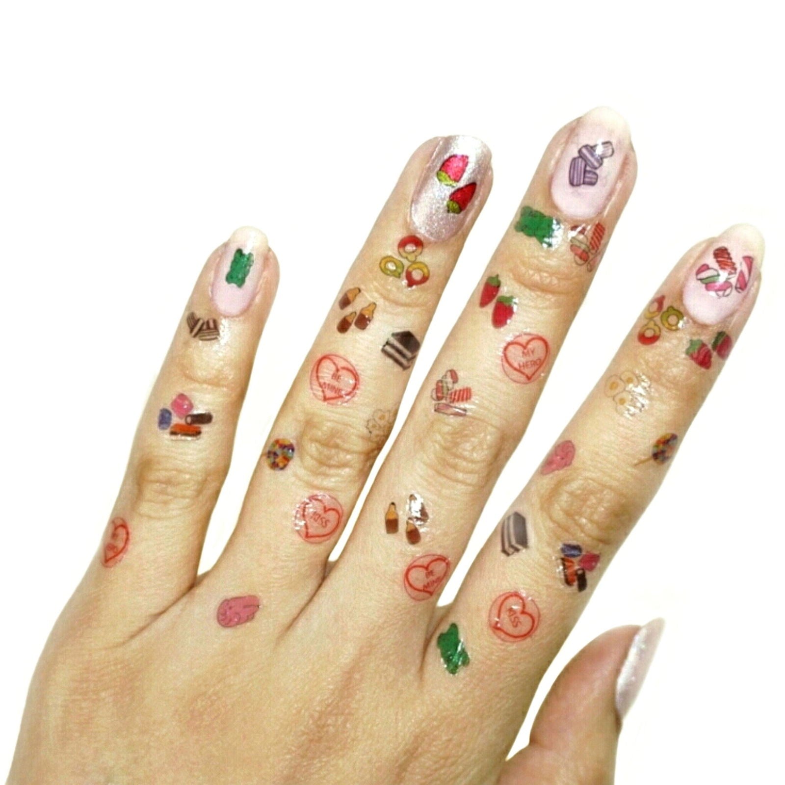 Sweets and Candy Nail Tattoos