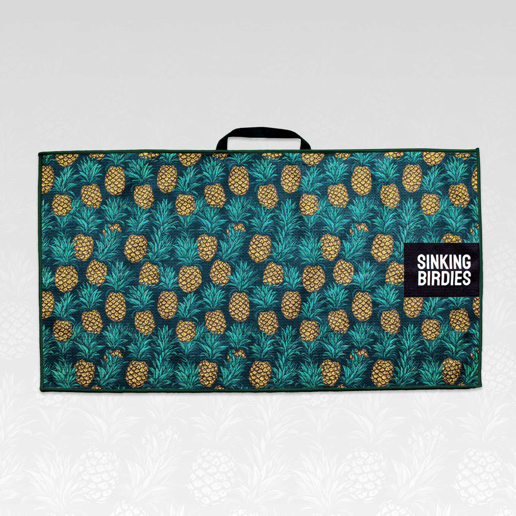 Pineapple Microfibre Golf Towel