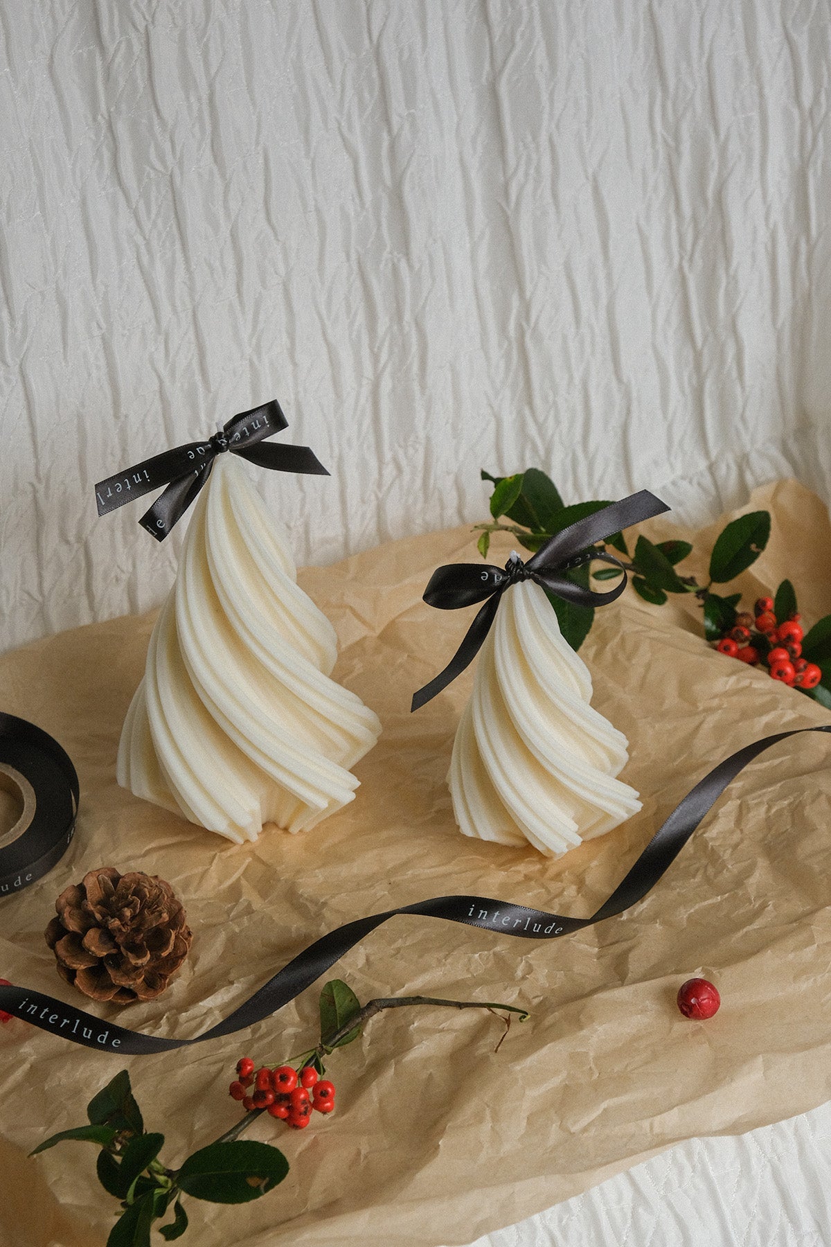 Christmas Tree Swirl Candle in Soy Wax