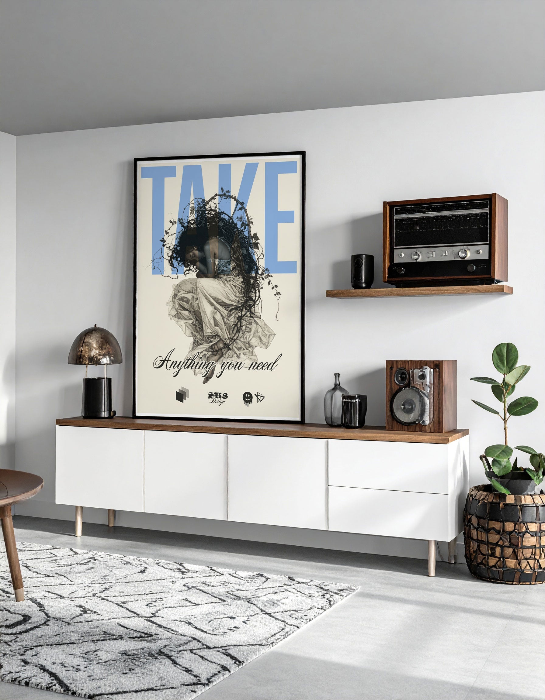 Take Surreal Emotional Portrait Fine Art Print