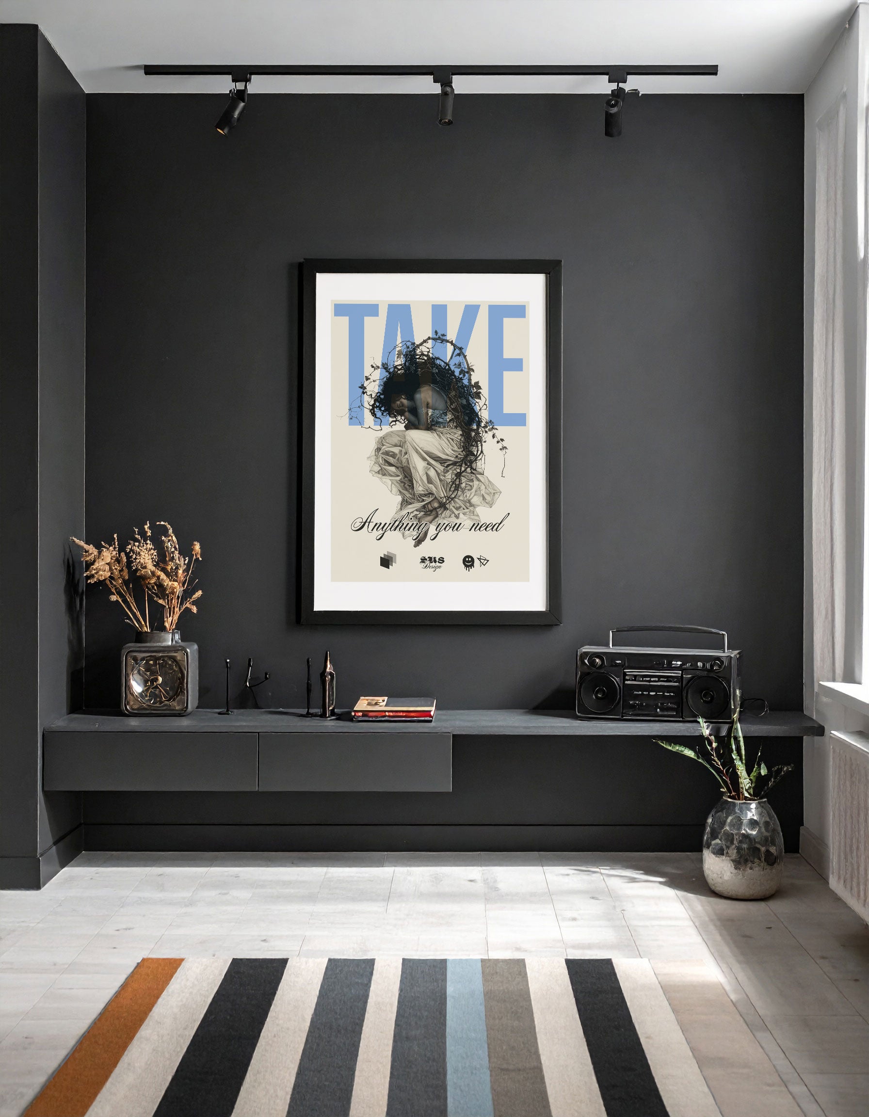 Take Surreal Emotional Portrait Fine Art Print