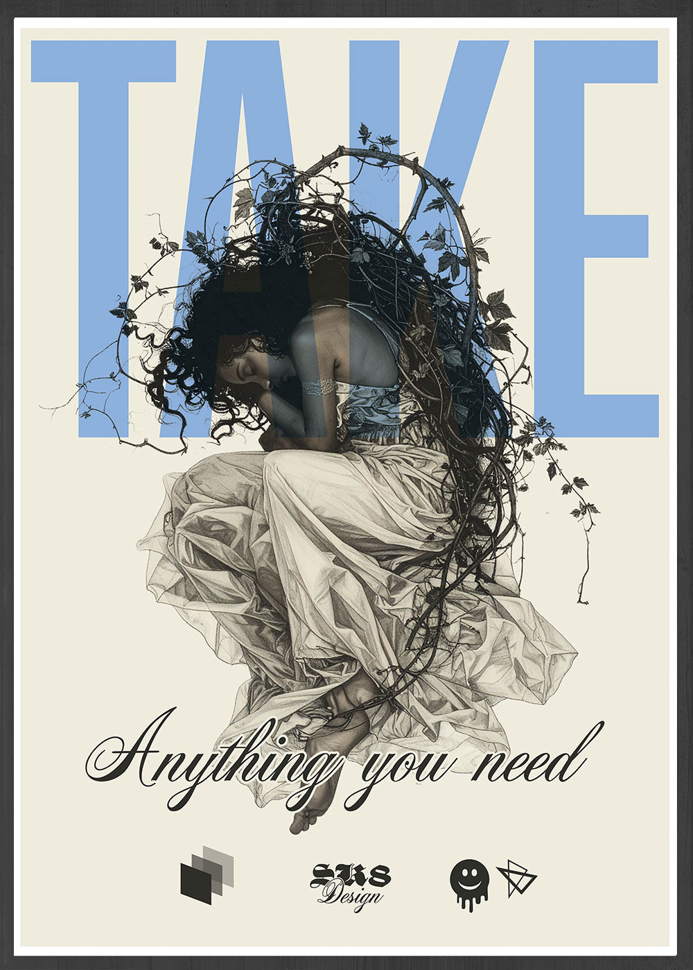 Take Surreal Emotional Portrait Fine Art Print