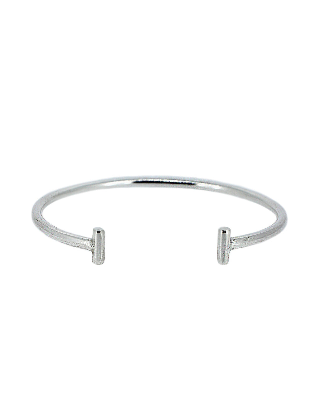 Sterling Silver T Bar Cuff Bracelet