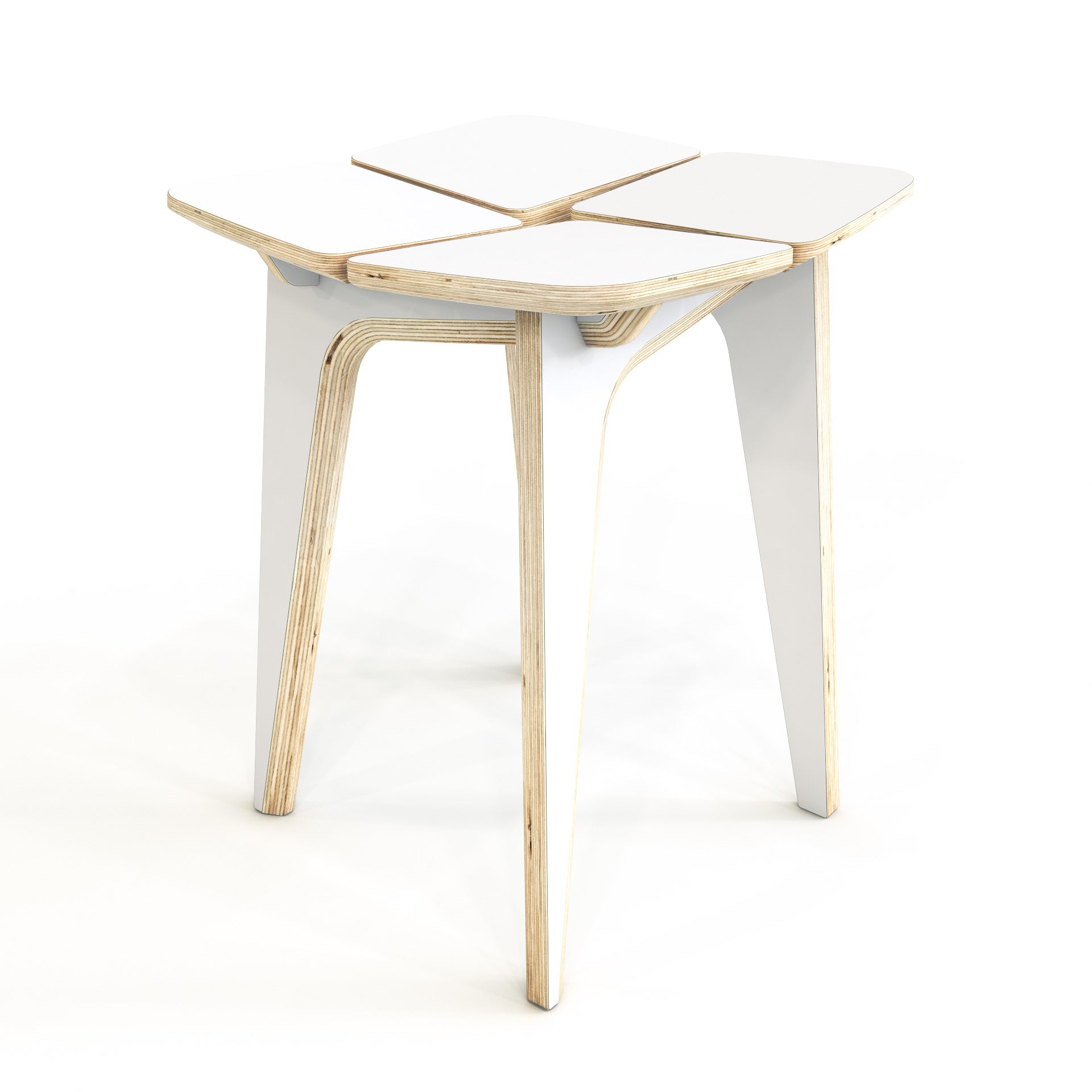 Woodpecker Stool - Sleek & Durable Plywood Furniture with Minimalist Design by Woodpecker at www.brixbailey.com