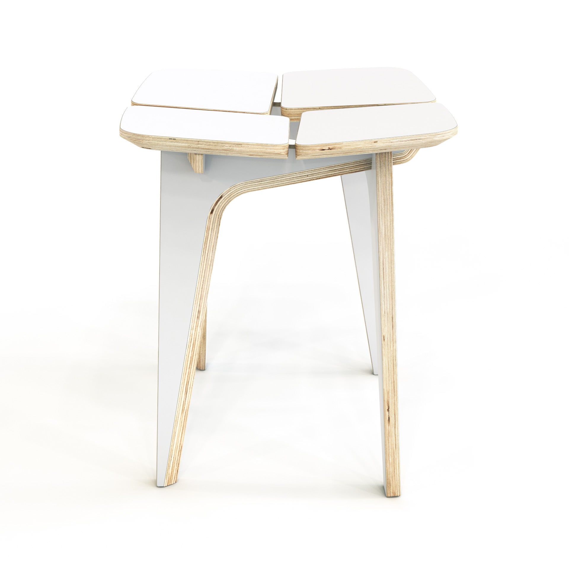 Woodpecker Stool: Sleek & Durable Plywood Seating - Minimalist Design Crafted in Lithuania by Woodpecker at www.brixbailey.com