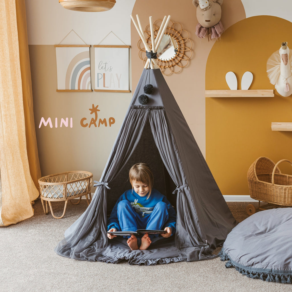 Fairy Kids Play Tent in Grey