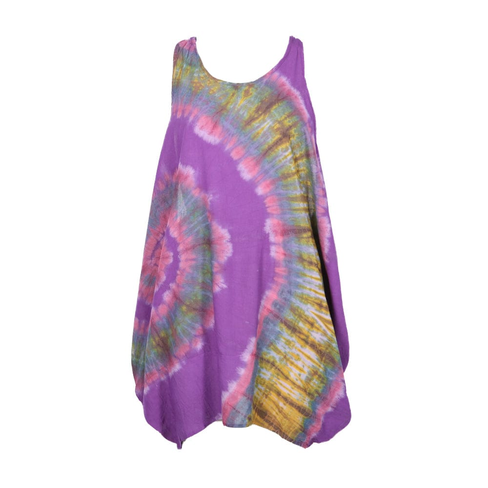 Tie Dye Balloon Tunic Dress