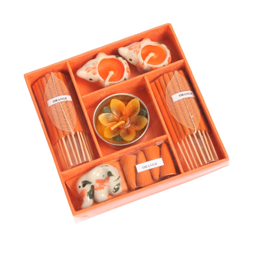 Small Incense and Tealight Gift Set