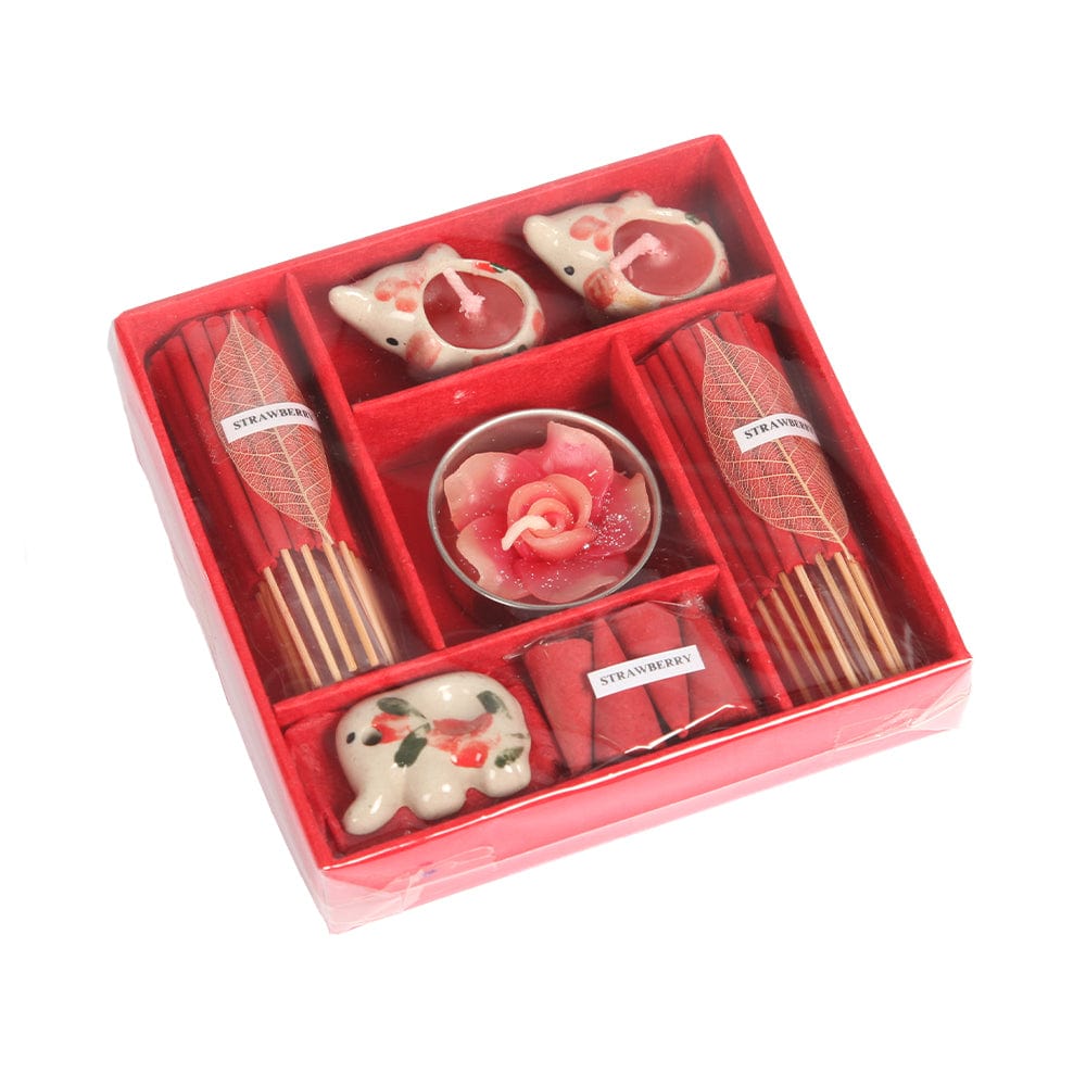 Small Incense and Tealight Gift Set