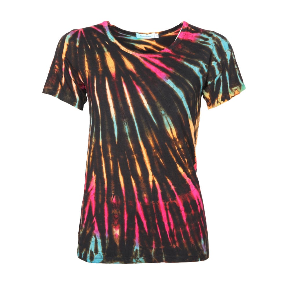 Tie Dye Jersey T-Shirt in Rayon Stretch