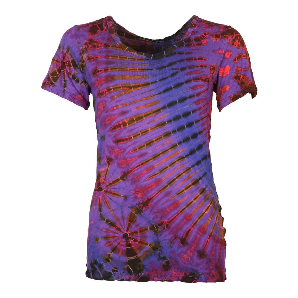 Tie Dye Jersey T-Shirt in Rayon Stretch
