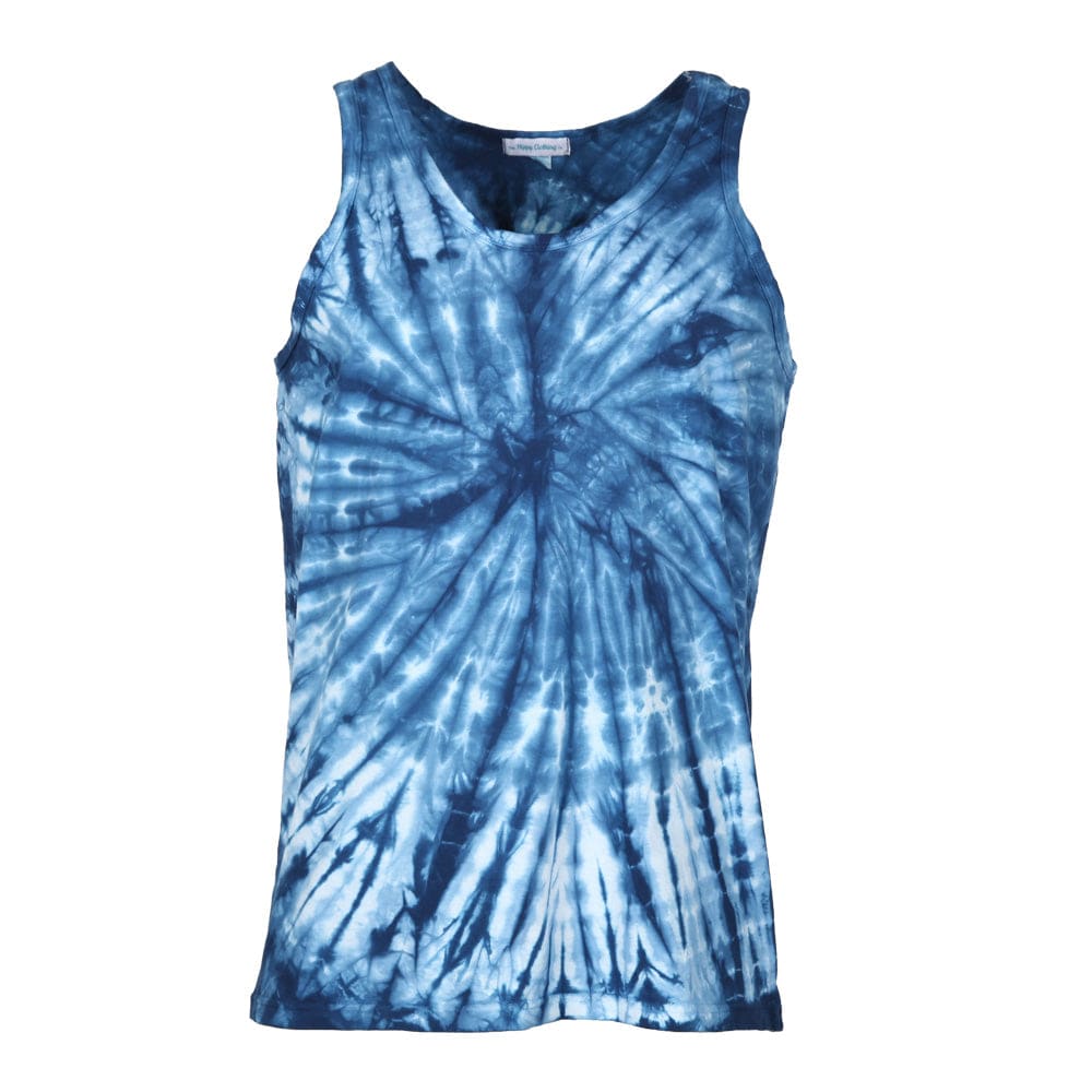 Men's Tie Dye Vest in Vibrant Multi Colour