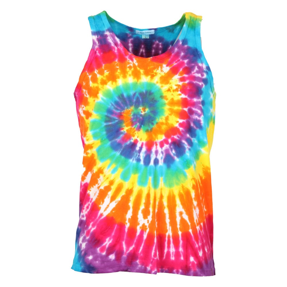 Men's Tie Dye Vest in Vibrant Multi Colour
