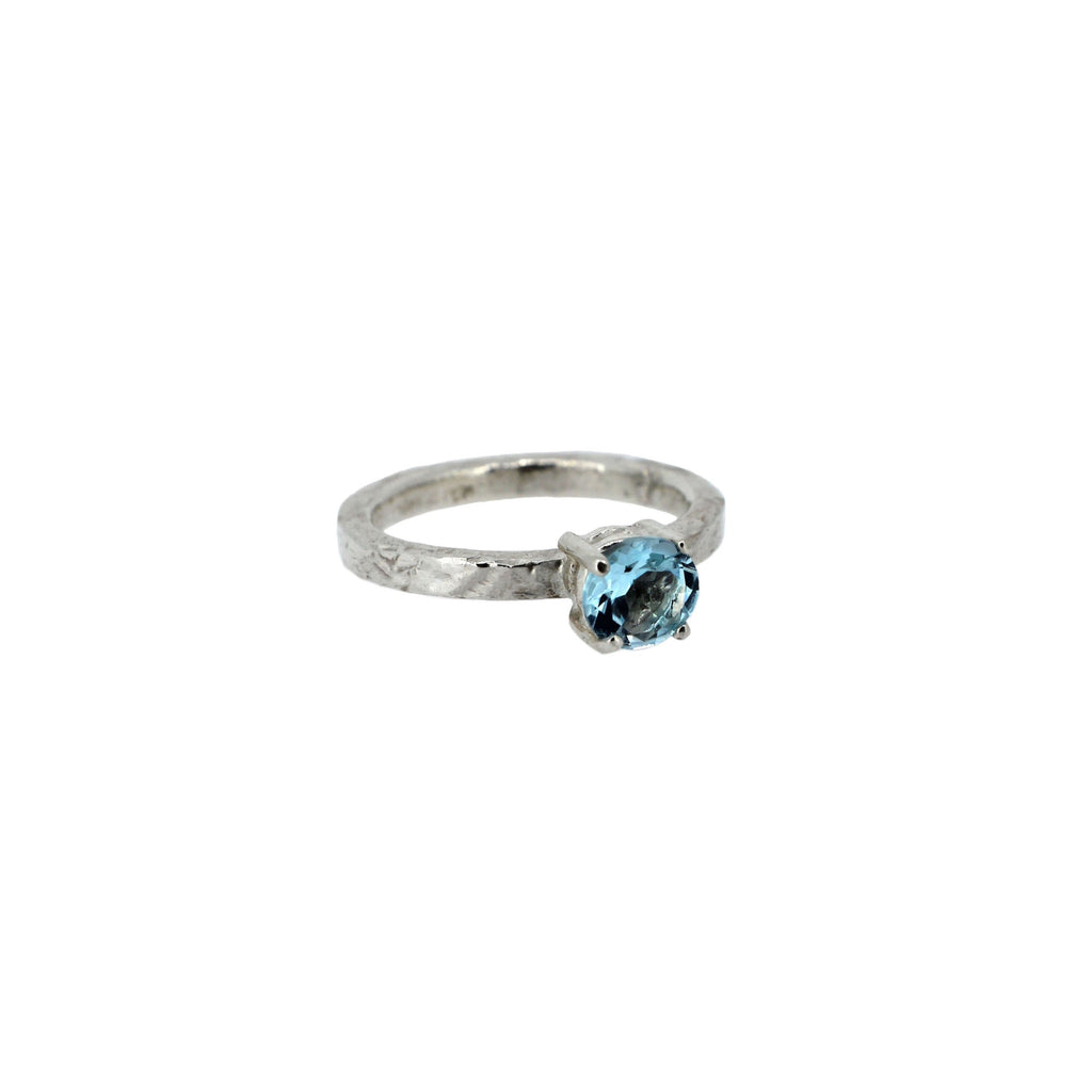 Topaz Baby Treasured Claw Ring in Sterling Silver