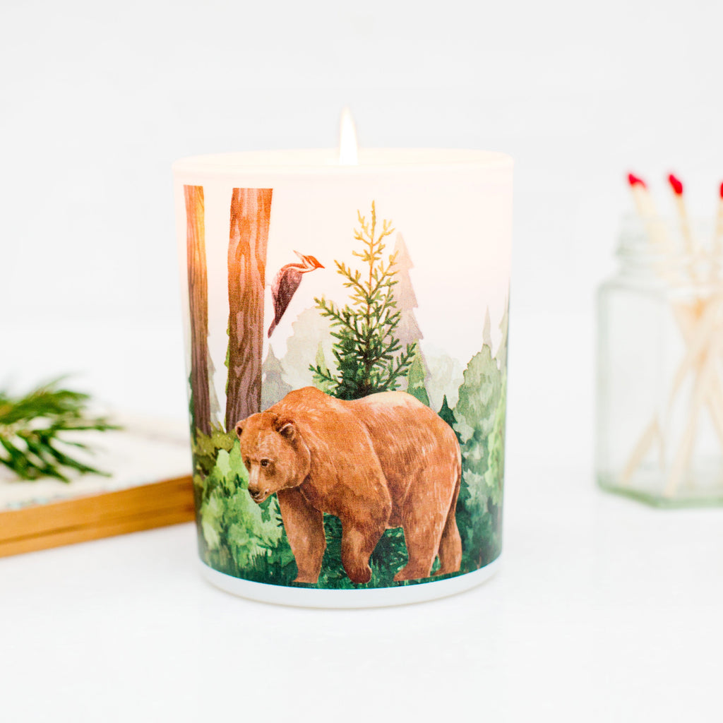 Vegan Scented Candle Purifying Forest