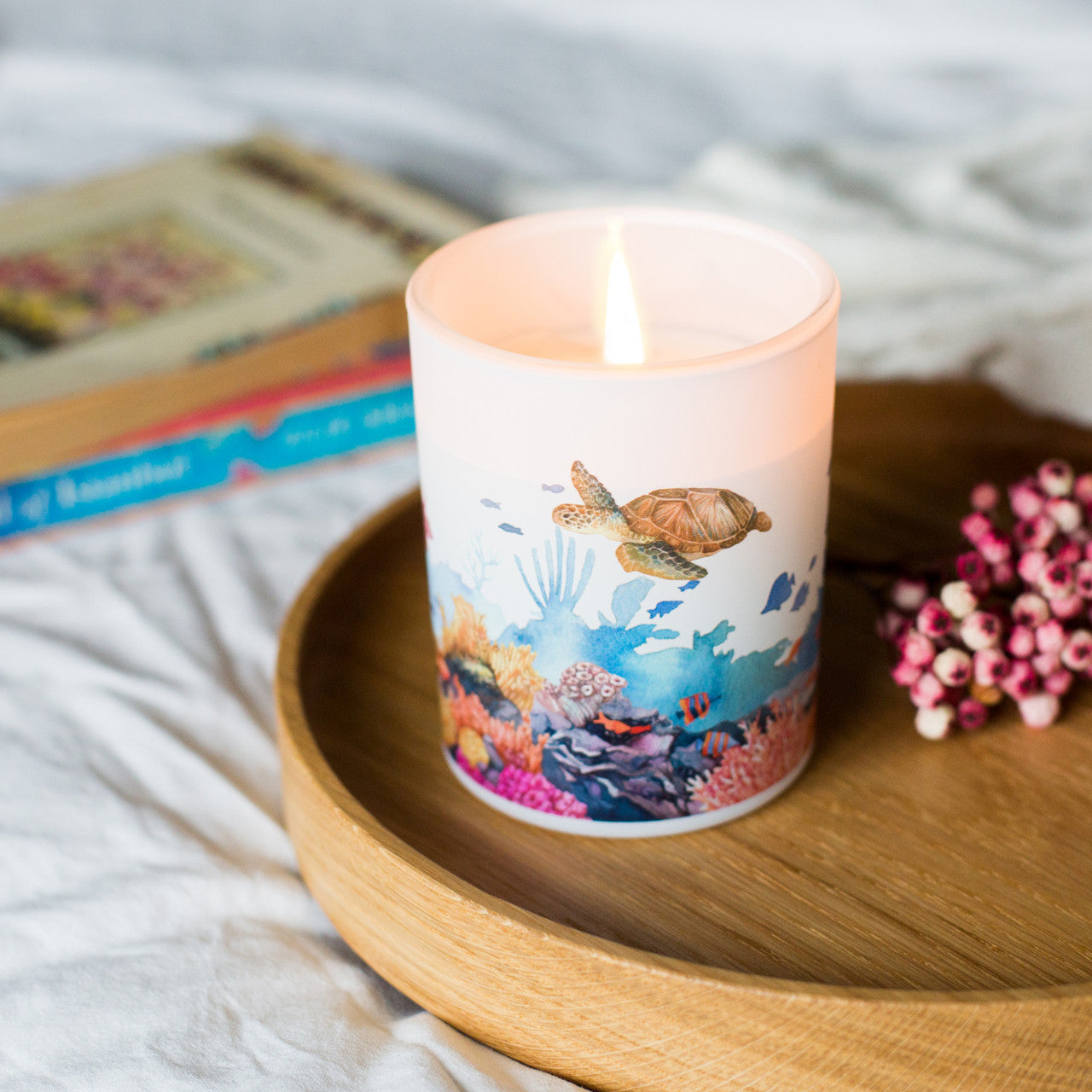 Invigorating Marine Vegan Scented Candle
