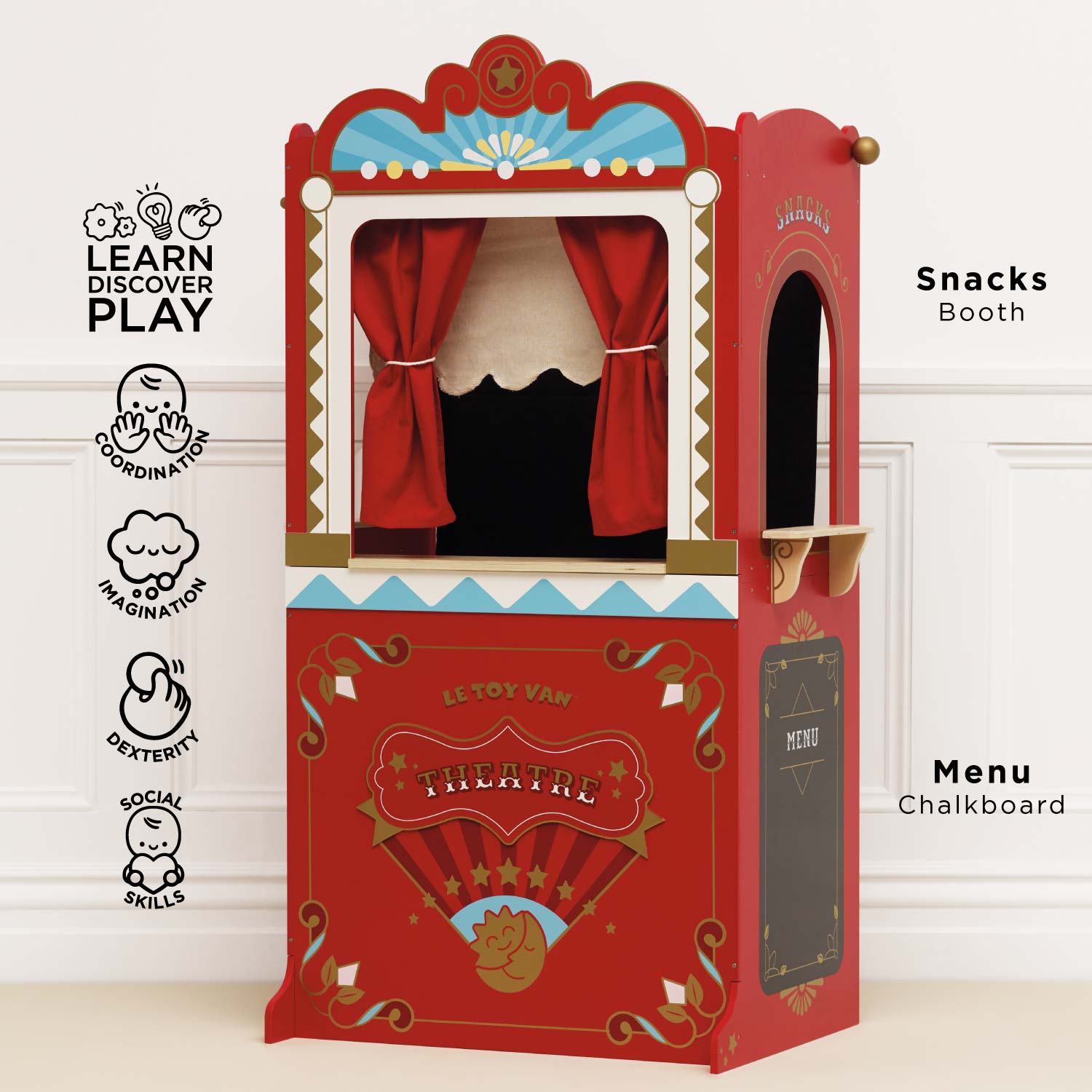 Retro Wooden Puppet Theatre
