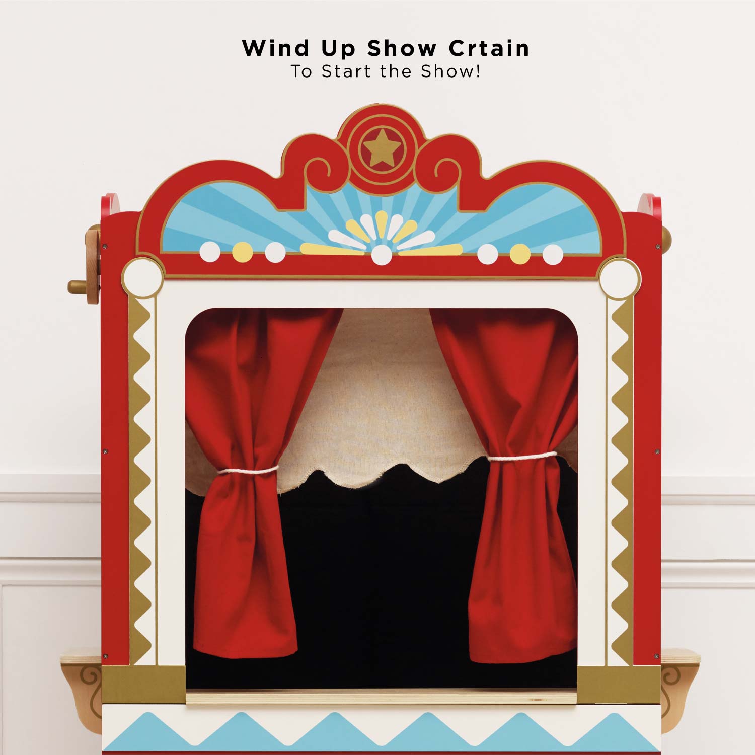 Retro Wooden Puppet Theatre