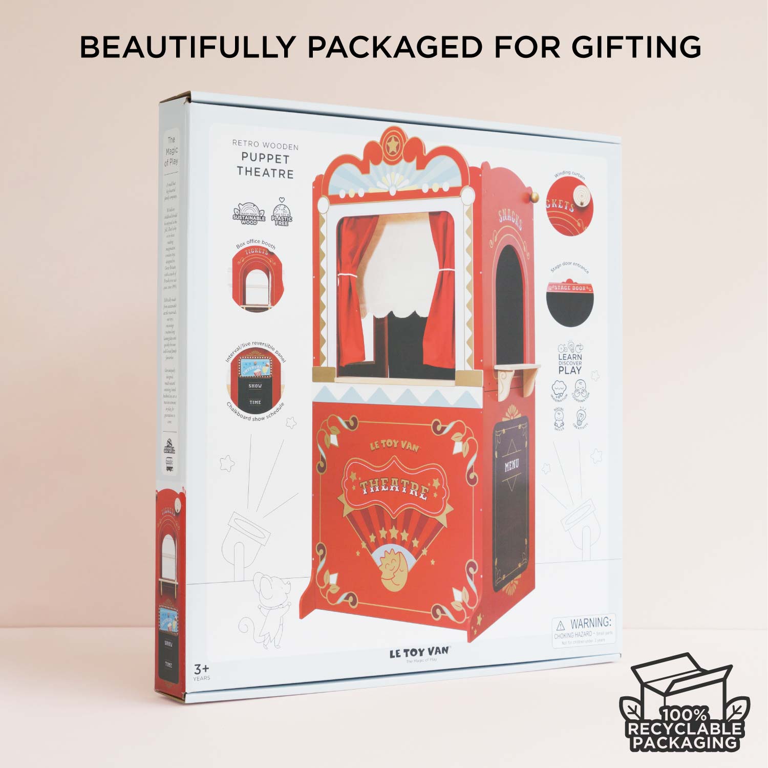 Retro Wooden Puppet Theatre