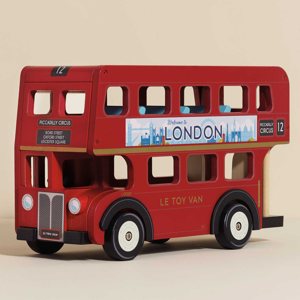 Wooden London Bus Toy