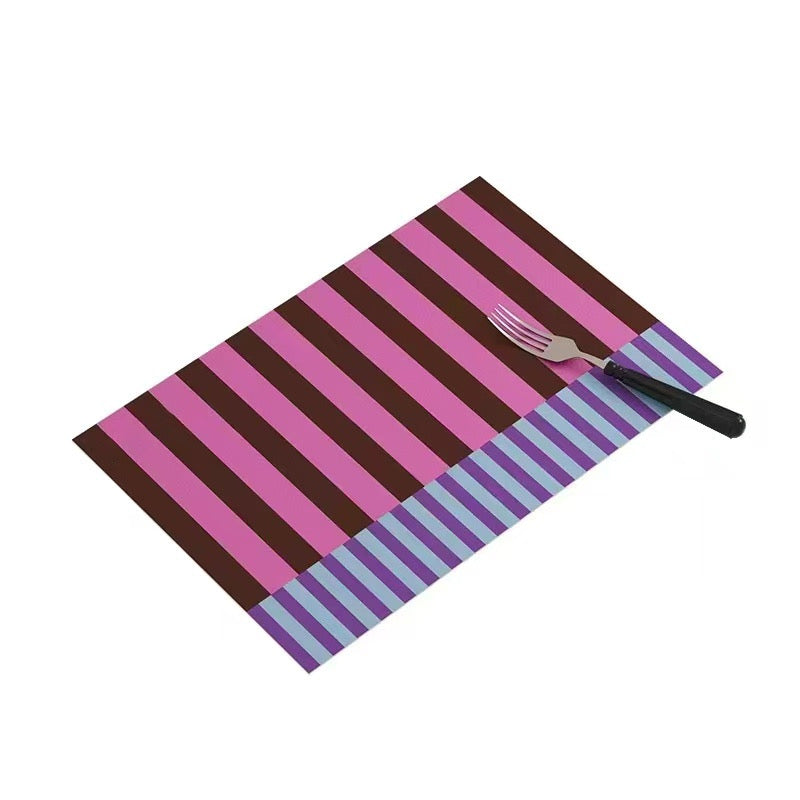 Taro Artistic Leather Placemat Set