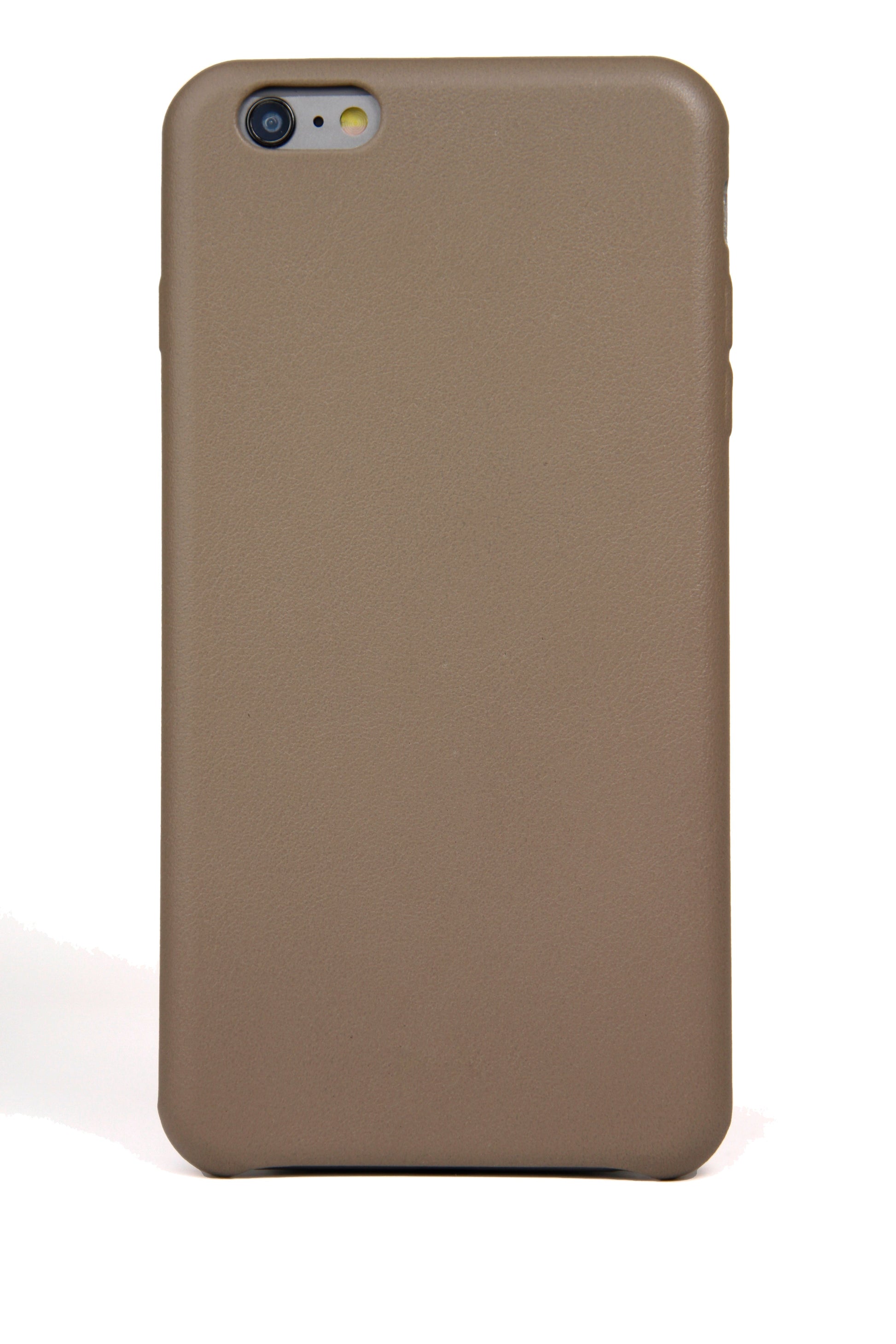 Taupe Leather iPhone 6 Plus Case