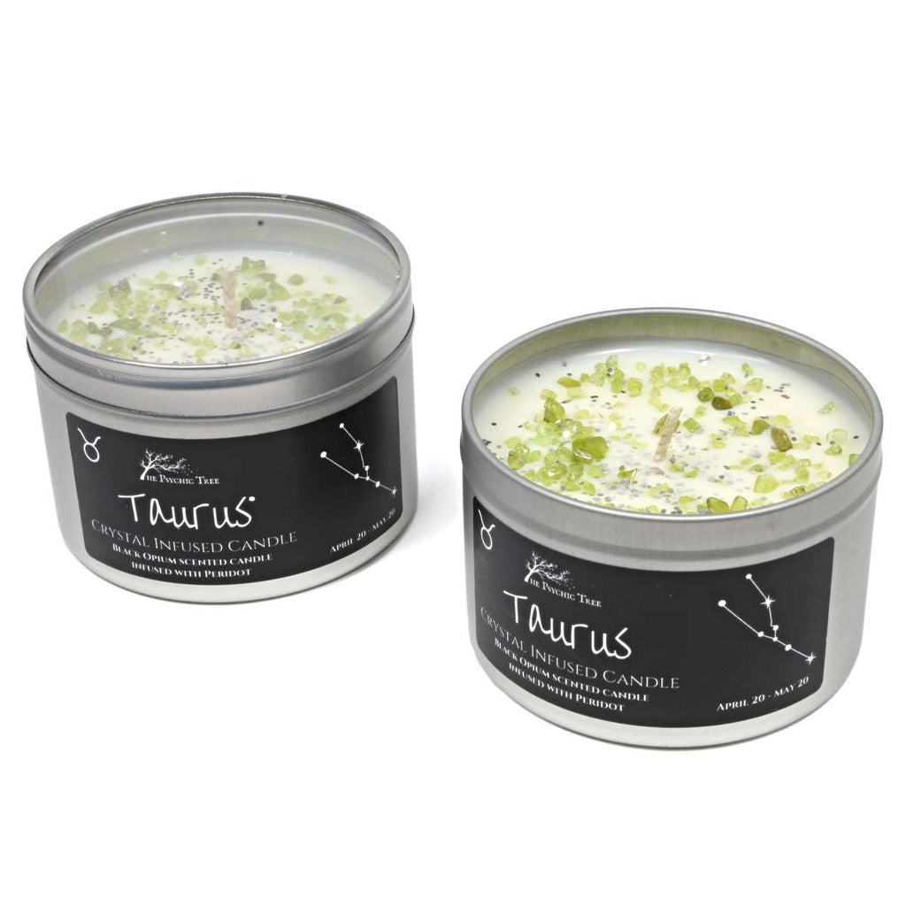 Taurus Crystal and Jewellery Scented Zodiac Candle