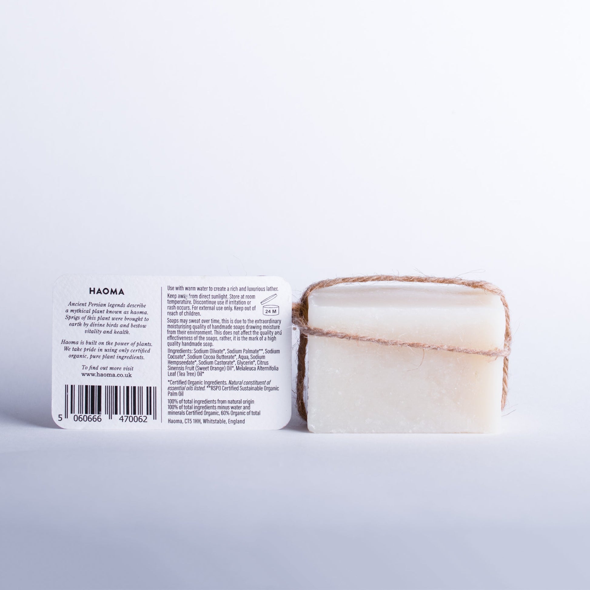 Handmade Tea Tree and Orange Soap Bar