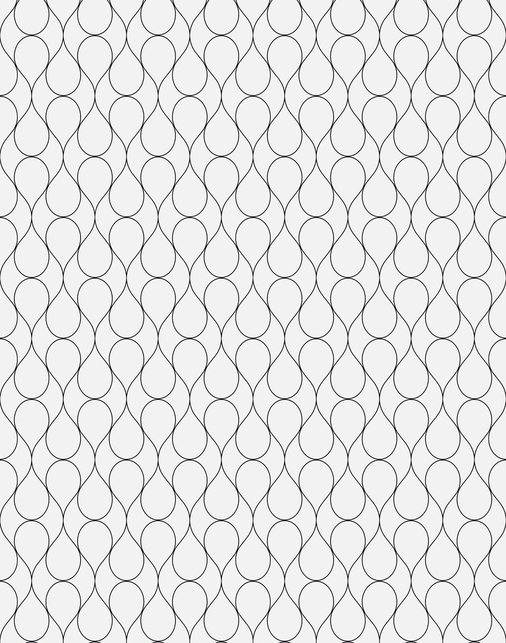 Drip Geometric Teardrop Wallpaper