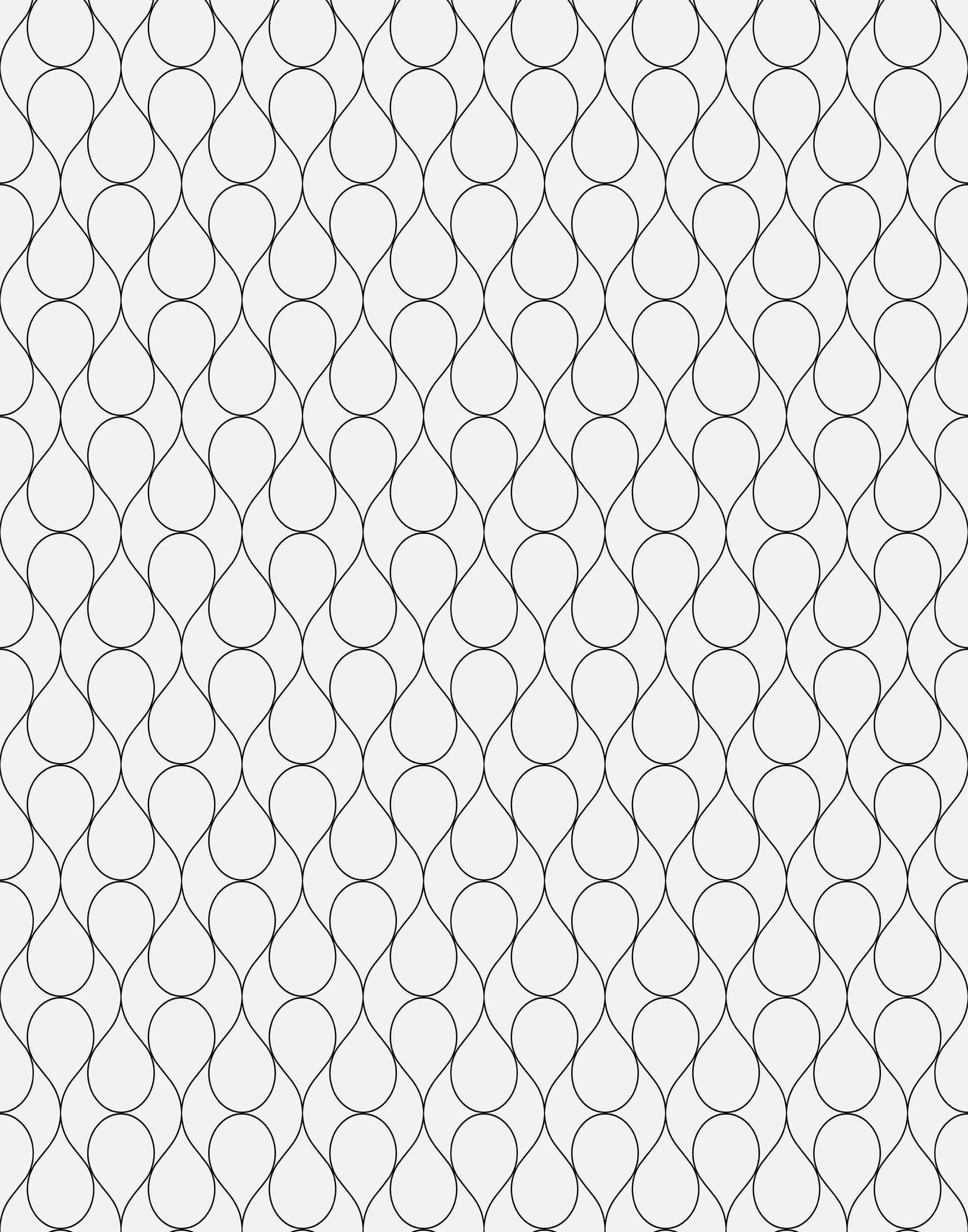 Drip Geometric Teardrop Wallpaper