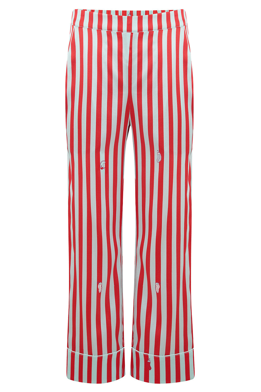 Teddy Ladybird Stripe Silk Pyjama Set for Boys