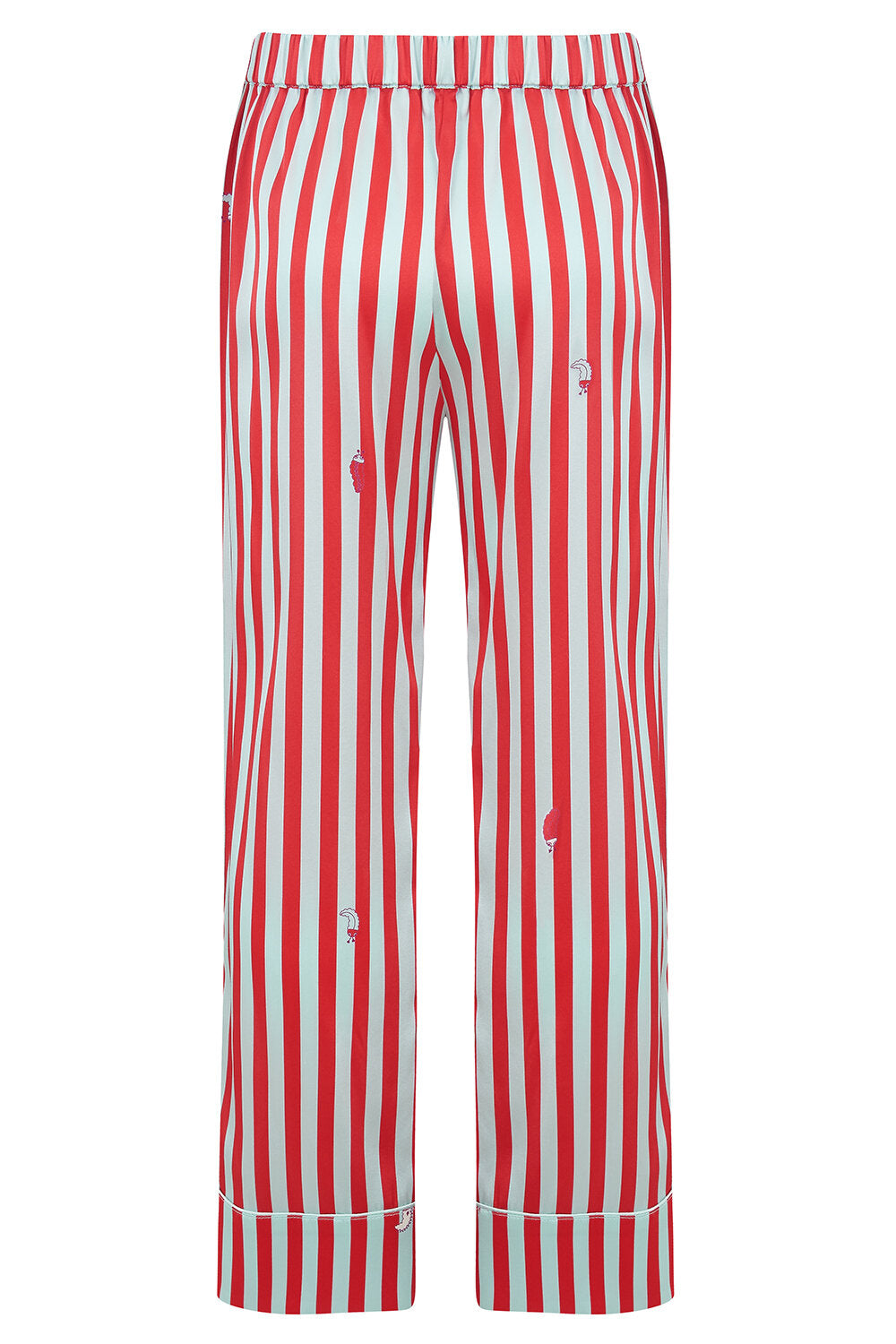 Teddy Ladybird Stripe Silk Pyjama Set for Boys