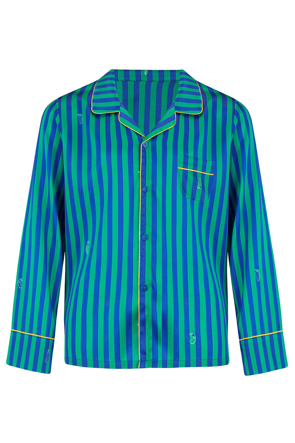 Rainforest Stripe Silk Pyjama Set for Boys