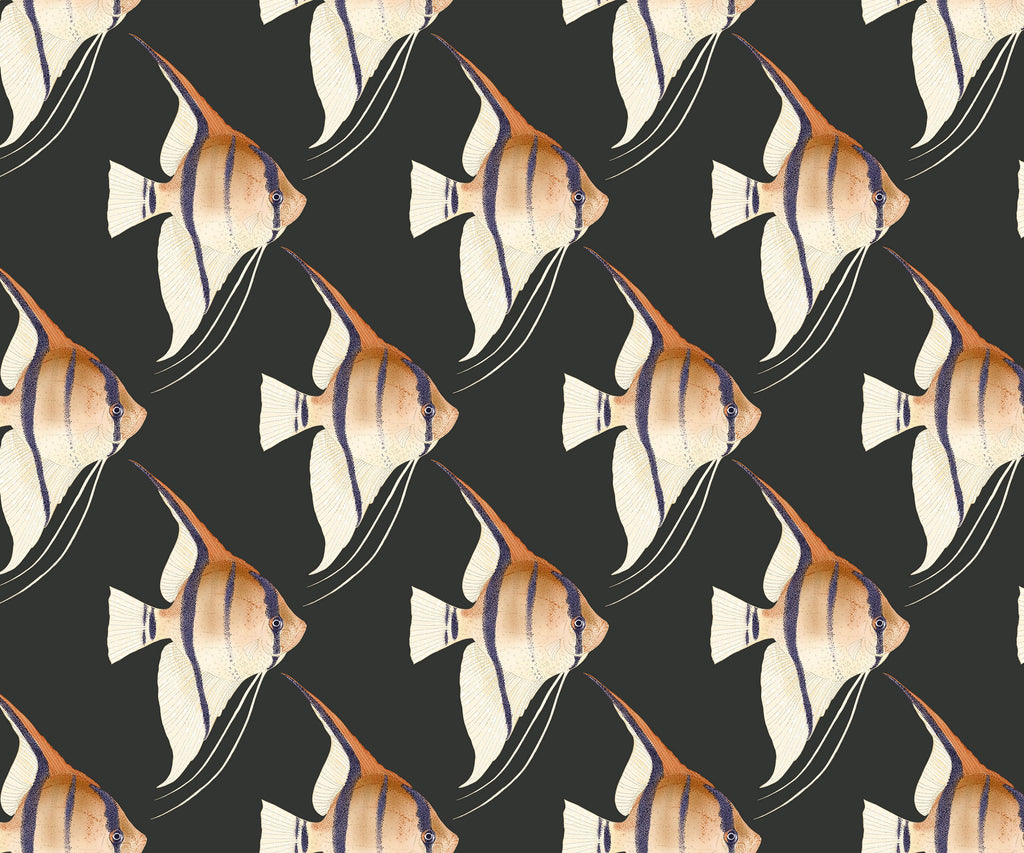 Geometric Angelfish Design Print