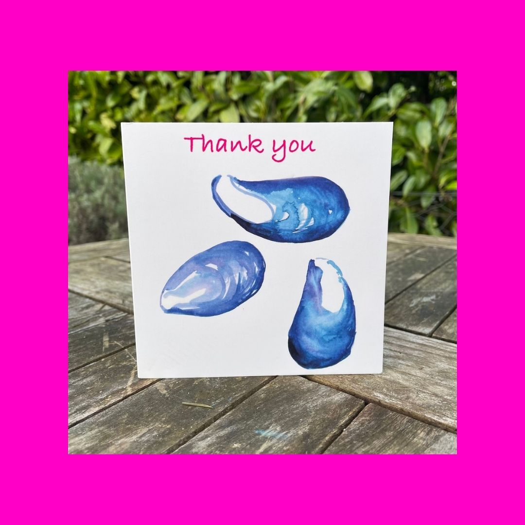 Thank You Mussels Birthday Card