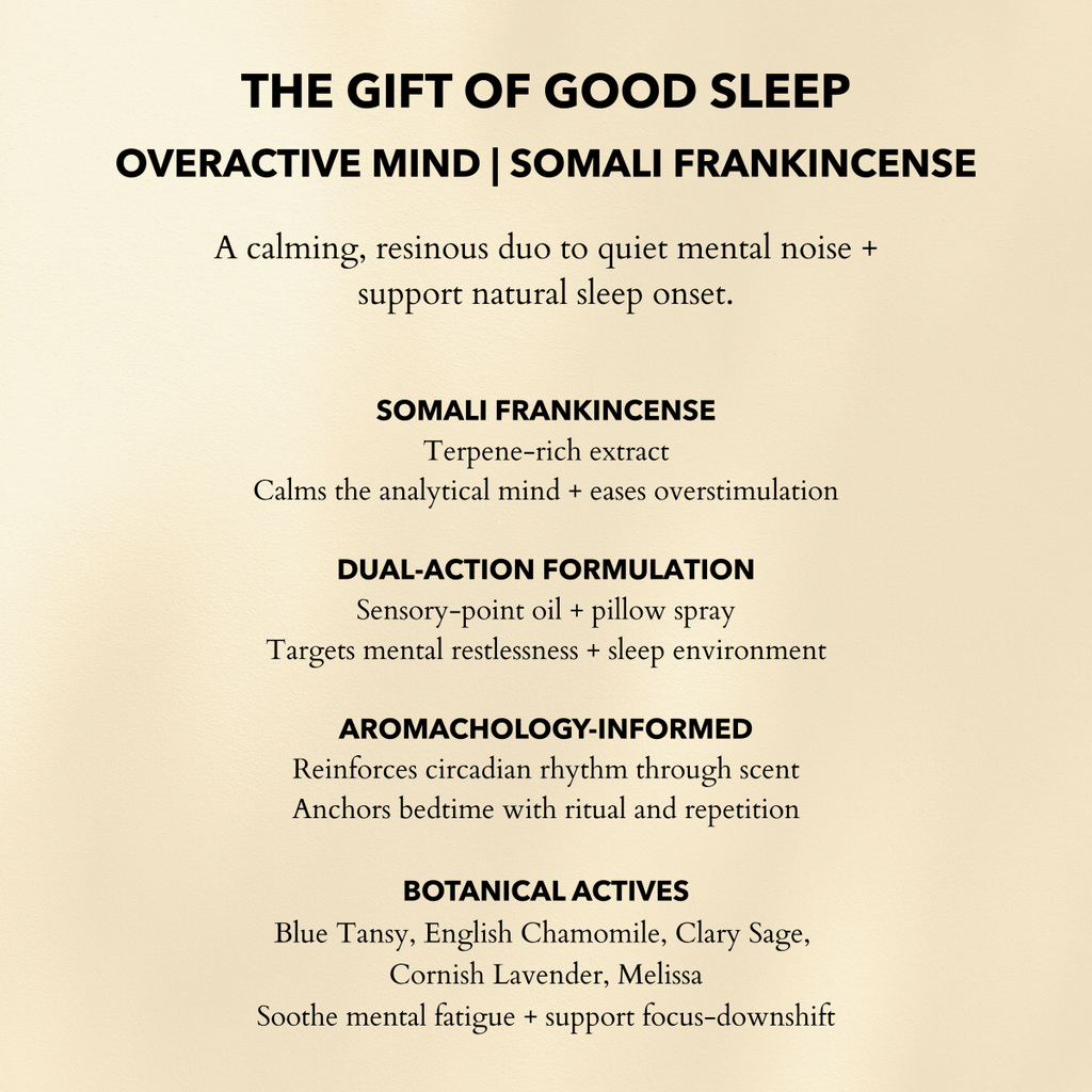 The Gift of Good Sleep Frankincense Pillow Spray and Sleep Oil Set