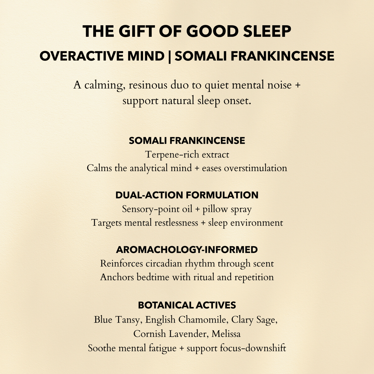 The Gift of Good Sleep Frankincense Pillow Spray and Sleep Oil Set