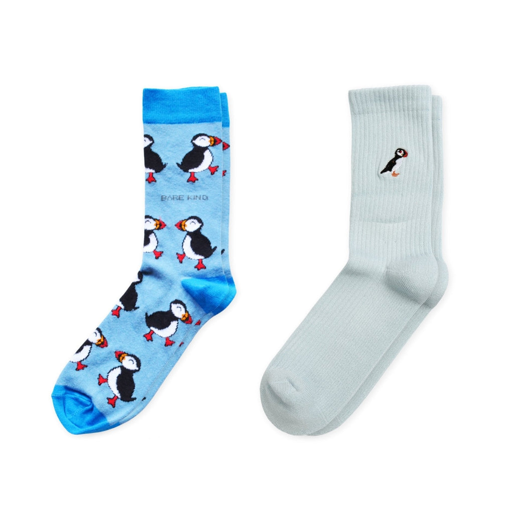 Blue Puffin 2 Pack Bamboo Sock Set