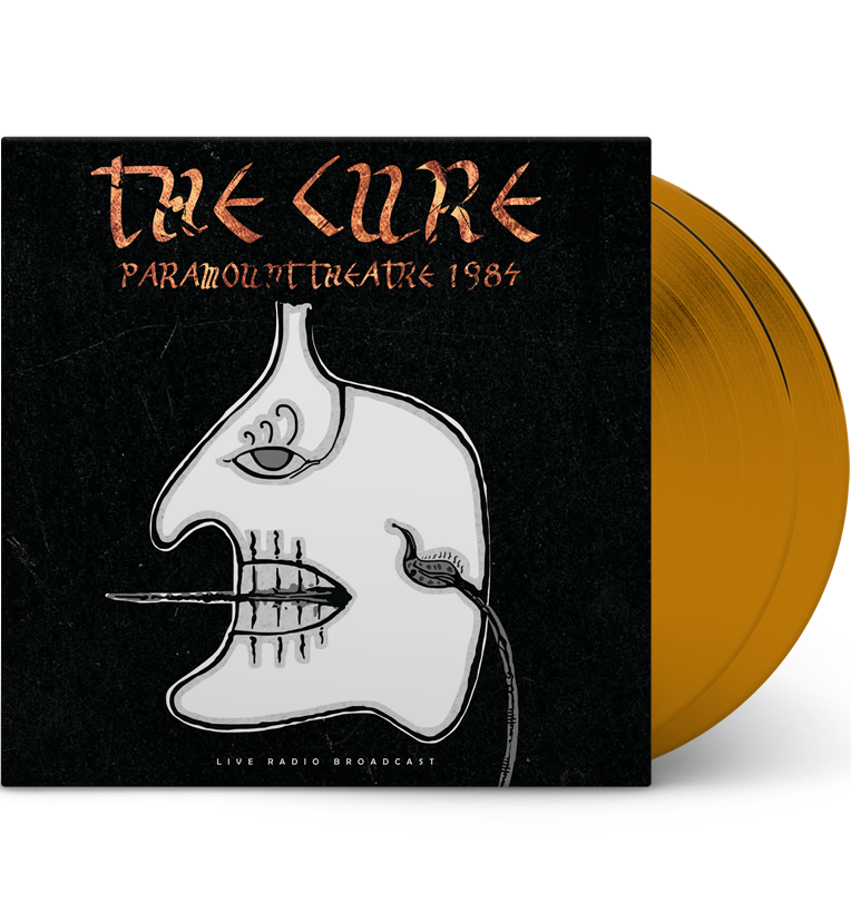 The Cure Paramount Theatre 1984 Limited Edition Double LP 180g Transparent Orange Vinyl