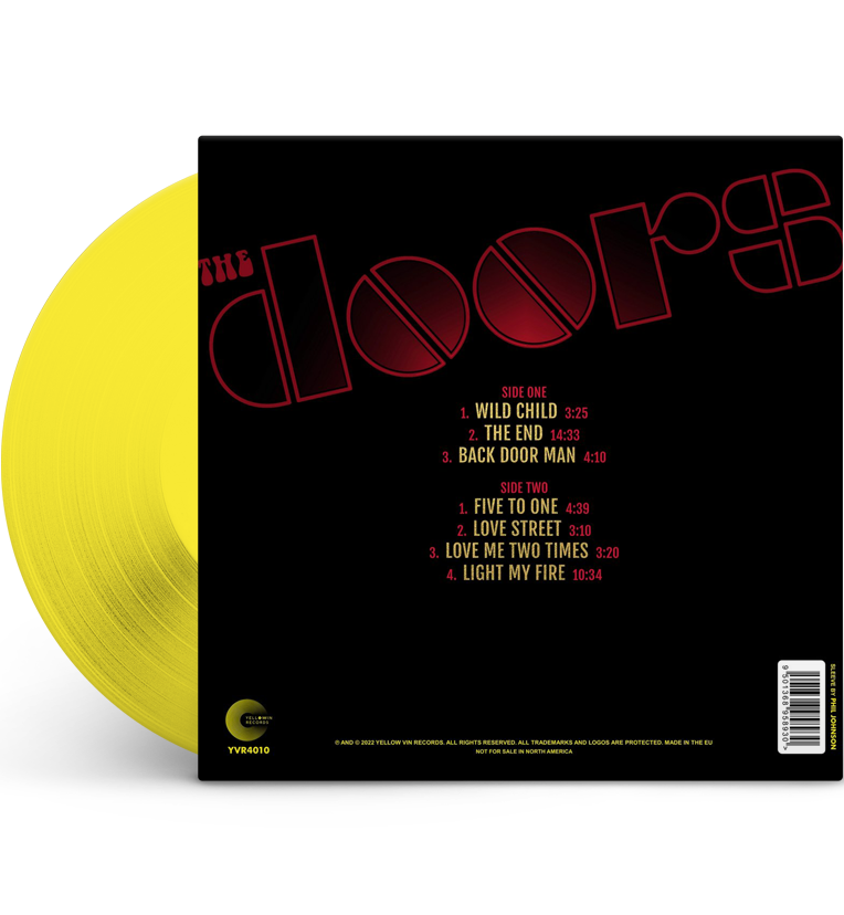 The Doors Live on Love Street Stockholm 1968 Special Edition Yellow Vinyl