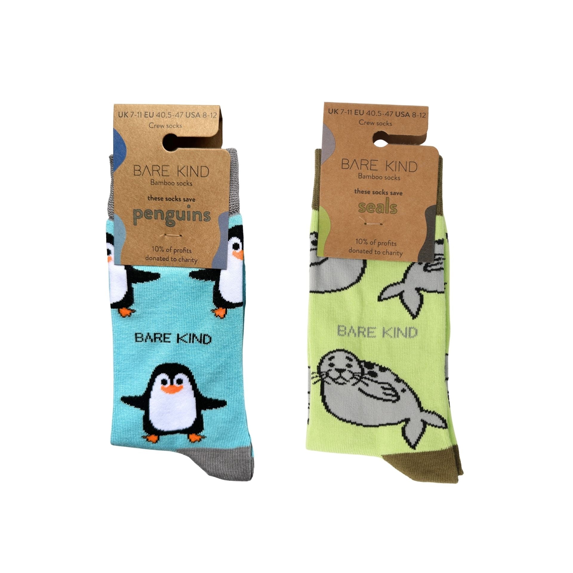 Belly Sliding Bamboo Socks Duo