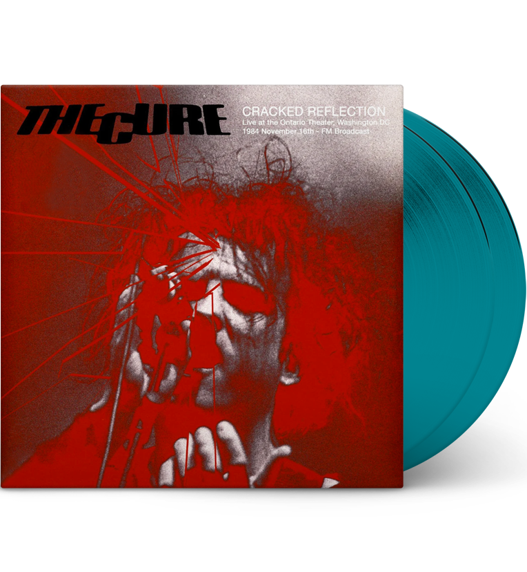 The Cure Cracked Reflection Live in Washington DC 1984 Limited Edition Transparent Teal Vinyl Double LP