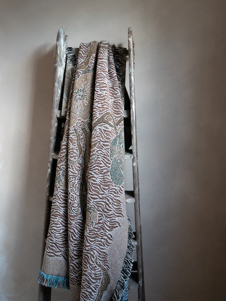 Nouveau Blossom Woven Blanket Pre Order