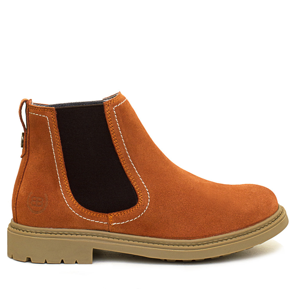 Short Boot in Burnt Orange