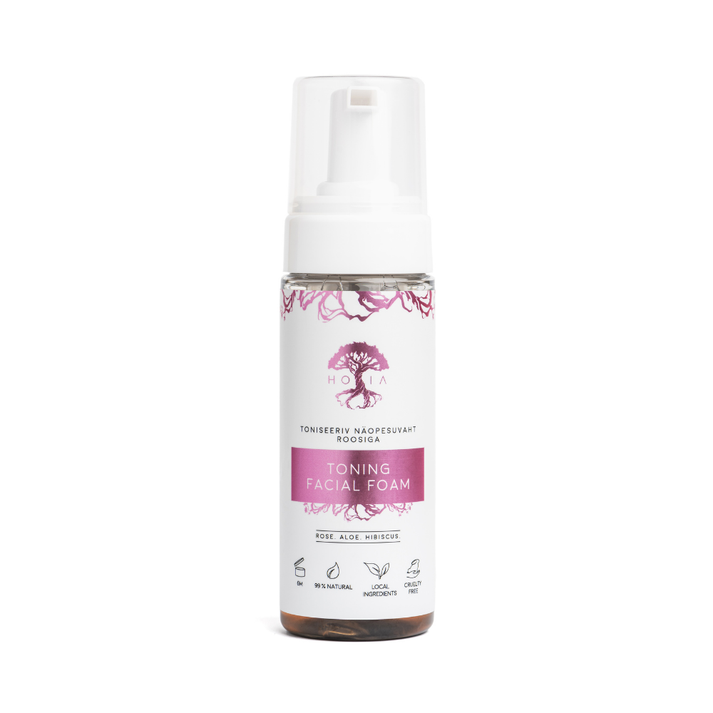 Revitalize Your Skin with Organic Rose Water Face Wash Foam - Gentle, Hydrating & Protective by HOIA at www.brixbailey.com